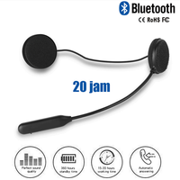 Auriculares Bluetooth 5.1+EDR para Casco HM-1, Sonido Estéreo de Alta Fidelidad, Intercomunicador de 20 Metros, 500 Horas en Espera, Conexión Dual para Motociclistas