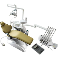 AMAIN Led Sensor lámpara Dental silla Roson dentista silla portátil Sillon estilo alemán precio para la venta