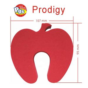 PRODIGY - Arrêt-porte de sécurité pour enfants en forme de pomme, matériau EVA, <span class=keywords><strong>anti</strong></span>-pincement, <span class=keywords><strong>anti</strong></span>-vent, silencieux, écologique, ensemble de protection pour les toilettes - Product Image 6