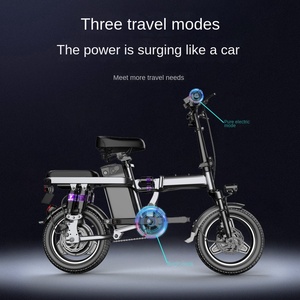 <span class=keywords><strong>Vélo</strong></span> électrique pliable directement de l'usine, batterie au lithium 48V, moteur 400W, cadre en alliage d'aluminium, système de frein à disque, <span class=keywords><strong>ultra</strong></span>-<span class=keywords><strong>léger</strong></span> - Product Image 3
