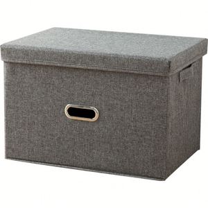 กล่องเก็บของพับได้สำหรับใช้ในบ้าน กล่องเก็บของท้ายรถมีฝาปิด - Product Image 3