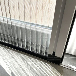 Nhôm trackless có thể thu vào màn hình chống côn trùng gấp cửa màn hình polyester bug lưới - Product Image 6