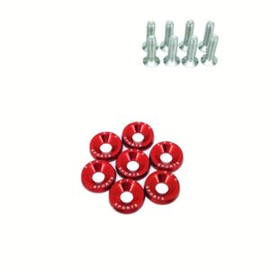 Rondelles décoratives plates en alliage d'aluminium anodisé coloré DIN125 M3*6, réglables et épaissies, marque OEM, ISO9001 - Product Image 1