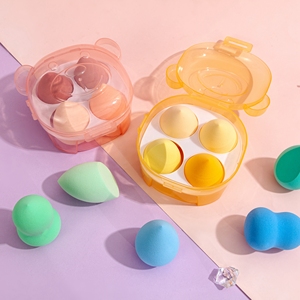 Nouvelle éponge de maquillage colorée sans latex en polyuréthane pour le visage, le fond de teint et les cosmétiques – Vente en gros - Product Image 3