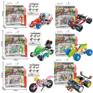 हॉट सेलिंग शैक्षिक y असेंबली 3 डी शानदार मिश्र धातु वाहन मॉडल निर्माण ब्लॉक किट - Product Image 6