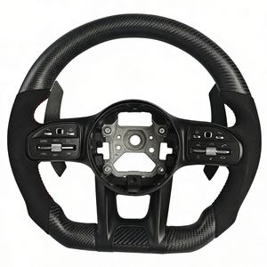 Volante de Alcantara de Carbono Directamente de Fábrica para Mercedes Benz <span class=keywords><strong>AMG</strong></span> W118 W219 W463 C205 <span class=keywords><strong>C220</strong></span> S560 - Product Image 1