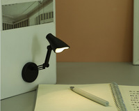 Lampe de bureau LED portable mini européenne moderne avec base magnétique pliable, protection oculaire, lumière chaude 3500K, pour lecture et veilleuse