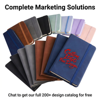 Bloc-notes de poche A7 mignon en cuir PU souple avec fermeture magnétique, reliure à feuilles mobiles, 100 feuilles, logo personnalisable, vente en gros