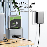 Enclosure Desktop Universal SAS/SATA untuk SSD & Hard Disk Drive Mekanik 2.5/3.5-inci
