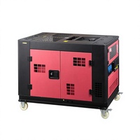 VISION 15KW 15000W 15KVA Luftgekühlter Leiser Dieselgenerator Zweizylinder-Aggregat Elektrischer Start Tragbare Notstromversorgung ATS