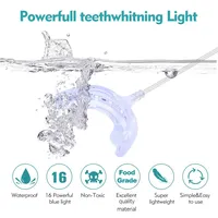 Kit de blanchiment des dents personnalisé avec étiquette privée, système de blanchiment des dents à domicile avec lumière LED