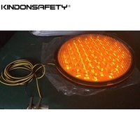 Feux de signalisation routière LED jaunes de 200 mm, design unique de 8 pouces, balise de sécurité routière, 12V ou 24V EN12352 L8H pour panneau de signalisation