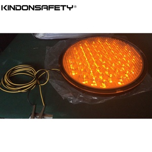 Luz de Advertencia de Tráfico LED Amarilla de 8 Pulgadas (200 mm) con Diseño Único, Baliza de Seguridad Vial de 12V o 24V EN12352 L8H para Señalización de Flecha - Product Image 2