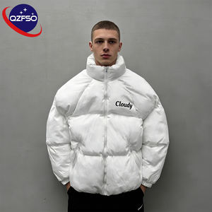 Chaqueta Acolchada con Logotipo Personalizado QZFSO, Ropa Termorreactiva, Sensible al Calor, Personalizada, Estilo Y2K, Impermeable, Abrigo de Invierno con Burbujas - Product Image 1