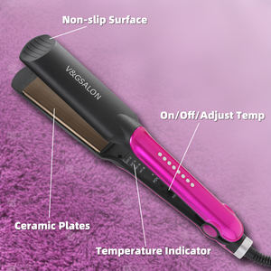 Fer à lisser électrique ondulations et fer plat <span class=keywords><strong>pour</strong></span> sertir les <span class=keywords><strong>cheveux</strong></span> Vente en gros d'usine directe en titane - Product Image 5
