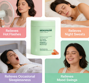 Vitamine in Gommose per la Menopausa |   60 caramelle gommose vegane |   Integratore Alimentare per Scatti <span class=keywords><strong>di</strong></span> Calore, Sudorazioni Notturne e Supporto per il Benessere dell'Umore - Product Image 5