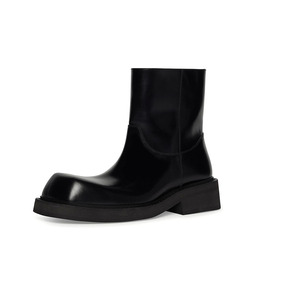 Nuovo di grandi dimensioni nero calzino Slip on <span class=keywords><strong>tacco</strong></span> <span class=keywords><strong>basso</strong></span> <span class=keywords><strong>tacco</strong></span> <span class=keywords><strong>basso</strong></span> casual autunno stivaletti per le donne e le signore - Product Image 2
