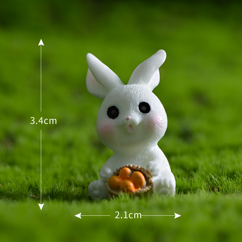 Cesto in bambù No18 con coniglietto