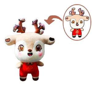 写真から作るカスタムデザインのポリエステル素材のぬいぐるみ、ぬいぐるみおもちゃ、ぬいぐるみ枕 - Product Image 5