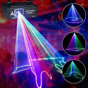 Ysh trong nhà RGB tia laser bên ánh sáng DMX512 âm thanh kích hoạt 3D hoạt hình Laser DJ đèn cho Câu lạc bộ ánh sáng hiển thị giáng sinh ngày lễ - Product Image 3