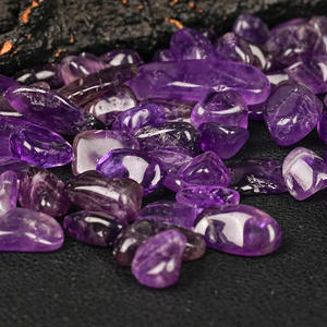 Figurine de Bouddha artisanale en améthyste uruguayenne naturelle, gravier de quartz poli, écologique, pour la décoration intérieure et la vente en gros - Product Image 3