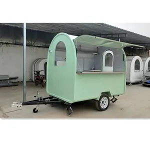 stainless steel street fast food mobile kitchen ice cream\/hot dog cart manufacturers kitchen concession food trailer food truck