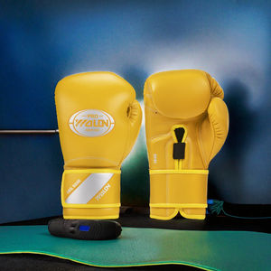 Guantes de Boxeo Profesionales de Cuero PU de 6oz-12oz, Transpirables, Antideslizantes, con Cierre, para Mujeres, Niños, Combate Libre, Pesca - Product Image 3