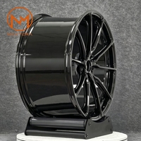 Jantes de voiture pour passagers Maxtera forgées sur mesure, style P104SC, noir brillant, pour Porsche, BMW, AMG, Audi, Corvette, McLaren, Ferrari, jantes en alliage