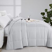 Échantillon gratuit Couette alternative légère en duvet pour couette matelassée toutes saisons avec 8 onglets d'angle Couette en microfibre