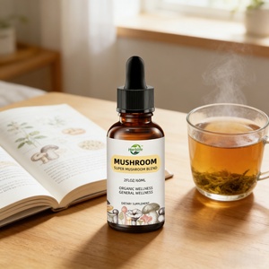 <b>Mushrooms</b> Blend Liquid <b>Drops</b> 60ml Chaga Red Reishi Extract Supplement Support Brain Function <b>Mushroom</b> <b>Drops</b> - Product Image 2
