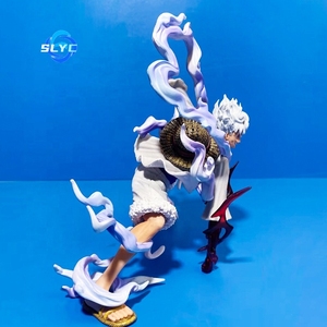 Một pieced Sun God 001 5 bánh NIKA Luffy quần màu đỏ và trắng Squat mô hình hộp set - Product Image 2