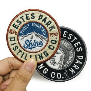 Custom Logo Warmte Overdracht Geborduurde Stof Badges Ijzer Op Patches - Product Image 1