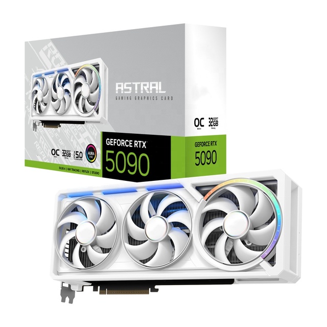 Desktop Gaming AI Rendering Graphics Card 32GB GDDR7 PCIe 5.0 OC ROG Astral GeForce RTX 5090 Video Card