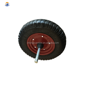 Llanta de acero de 16 pulgadas, <span class=keywords><strong>rueda</strong></span> de goma, <span class=keywords><strong>rueda</strong></span> de <span class=keywords><strong>carretilla</strong></span>, <span class=keywords><strong>eje</strong></span> sólido 4,00-8 - Product Image 3