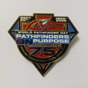 En stock, version espagnole, épingles métalliques pour la Journée mondiale des aventuriers 2025, épingles pour les aventuriers adventistes - Product Image 6