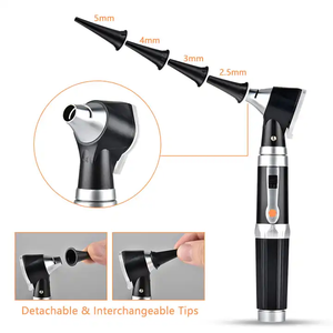 Set Professionale di Apparecchiature Mediche con Otoscopio e Oftalmoscopio Standard ORL a Fibra Ottica Digitale Wireless - Product Image 3