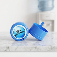 Bouchons de baril d'eau de 5 gallons, approuvés par la FDA, écologiques, 2 en 1, étanches, en PE sans BPA, 55 mm, avec doublure en mousse pour eau purifiée