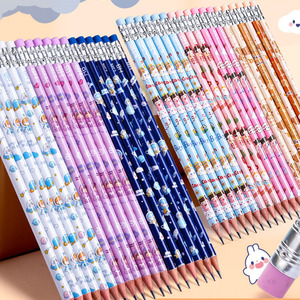 Lápices de Madera Personalizados Promocionales Hb de 7 Pulgadas, Redondos, Naturales, Escolares, Estándar, Bonitos y Personalizables - Product Image 2