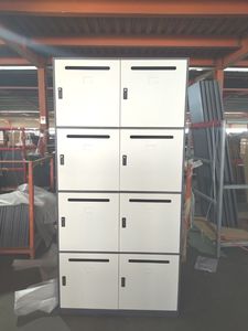 Bon marché prix de gros armoire à casiers en acier rangement scolaire en métal <span class=keywords><strong>2</strong></span> 4 6 9 12 15 18 portes casier de gym casiers industriels blancs - Product Image 3