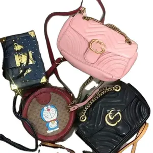 Thailand used luxury bags original ukay preloved brand leather bags thrift ladies brand serial code handbag in wholesale