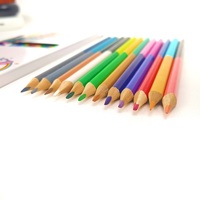 Boîte de 12 crayons de couleur à double tête, haute qualité, pour l'école, la peinture, le bureau, les cadeaux d'art, promotion
