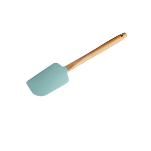 Wooden-handled <b>Silicone</b> Spatula Set 4 Pieces Nonstick <b>Baking</b> Utensils For Cooking Cake Mixing Food Grade - Product Image 4