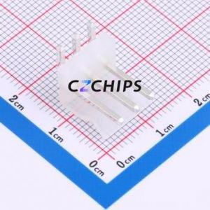 CH3.96-3P WZ Wire-to-Board Pin Header Bent Lead Through Hole,P=3.96mm Connector 1x3P 3.96mm Right Angle Insert CH - Product Image 1