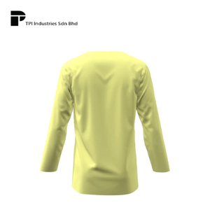 ผู้ผลิตเสื้อเชิ้ตผู้ชายสไตล์ดั้งเดิมของมาเลเซีย สีเขียวมะนาว ทรงสมาร์ทฟิต แขนสั้นลำลอง รับผลิตแบบ OEM เสื้อผ้าผู้ชายสไตล์โมเดิร์น - Product Image 2
