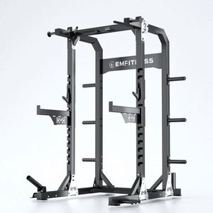 Máquina Smith Multifuncional Comercial con Banco de Press y Soporte para Sentadillas, Equipo de Fitness para Entrenamiento en Interiores con Estructura de Tubo Reforzado - Product Image 6