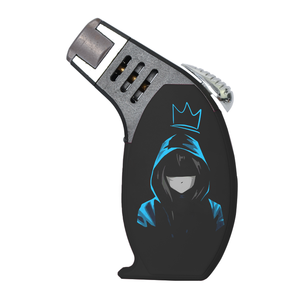 Encendedores de Antorcha Inclinados de Gas Recargables, Resistentes al Viento, con Llama Azul, Personalizables con Logotipos, Tendencia 2025, Regalos Empresariales - Product Image 4