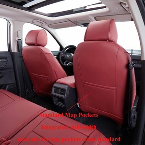 EKR Manufacturing coprisedile per auto personalizzato cuscino per sedile con cuciture diamantate Set completo <span class=keywords><strong>coprisedili</strong></span> in pelle per Honda CR-V - Product Image 3