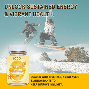 Gummies au pollen d'abeille Meelefu, compléments naturels avec gelée royale et <span class=keywords><strong>propolis</strong></span> pour l'immunité et les soins de la peau - Product Image 5