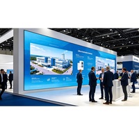 Pantalla LED de Aluminio Fundido a Presión P3.91 de Rápido Montaje y Desmontaje para Centros de Exposiciones, Escenarios de Eventos y Publicidad