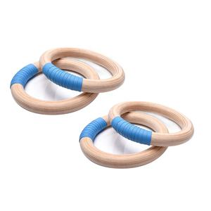 Anillos de Gimnasia de Madera VIGFIT, 2 Piezas, con 4 <span class=keywords><strong>Cintas</strong></span> Antideslizantes <span class=keywords><strong>para</strong></span> las Manos, Anillos de Entrenamiento de Ejercicio, Negros, 28/32 mm, <span class=keywords><strong>para</strong></span> Entrenamiento de Fuerza en Casa/Gimnasio - Product Image 5
